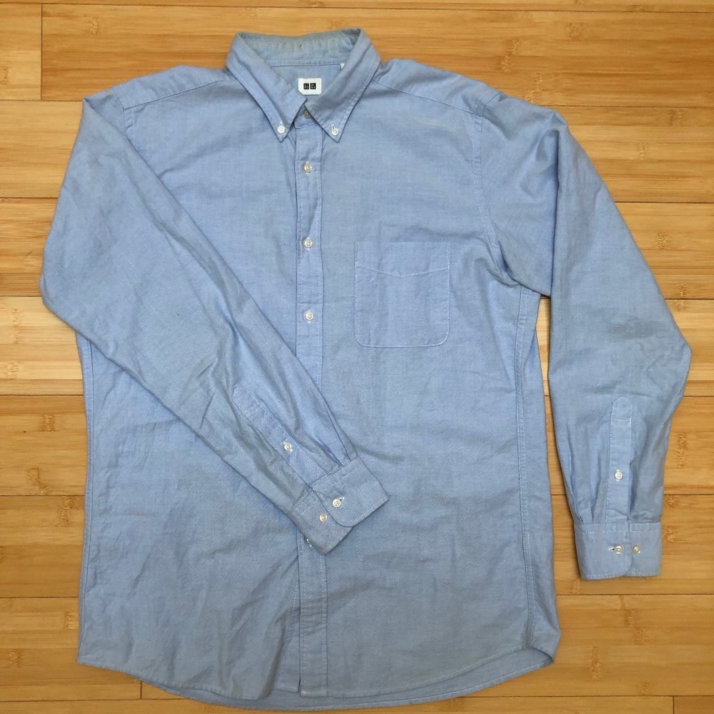 Mens Uniqlo oxford dress shirt